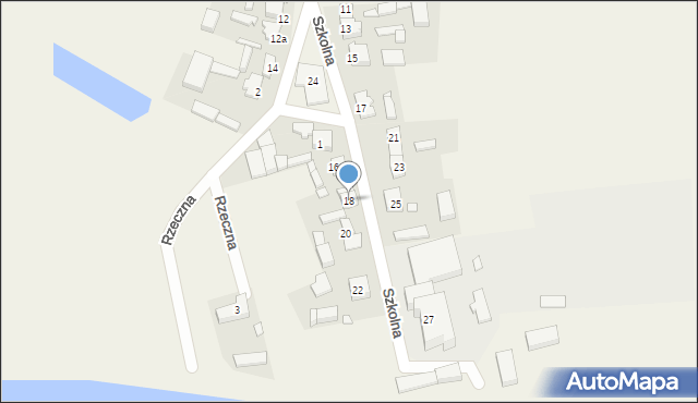 Czeszewo, Szkolna, 18, mapa Czeszewo