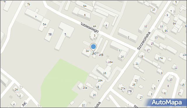 Człuchów, Szczecińska, 16C, mapa Człuchów