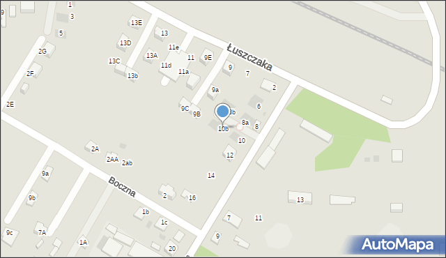 Dąbrowa Górnicza, Szałasowizna, 10b, mapa Dąbrowa Górnicza