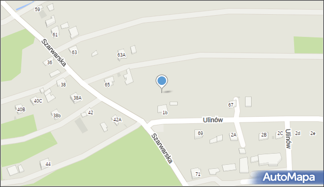 Dąbrowa Tarnowska, Szarwarska, 65b, mapa Dąbrowa Tarnowska