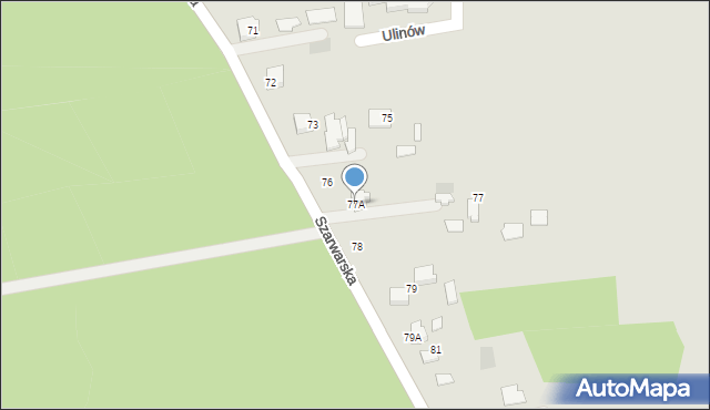 Dąbrowa Tarnowska, Szarwarska, 77A, mapa Dąbrowa Tarnowska