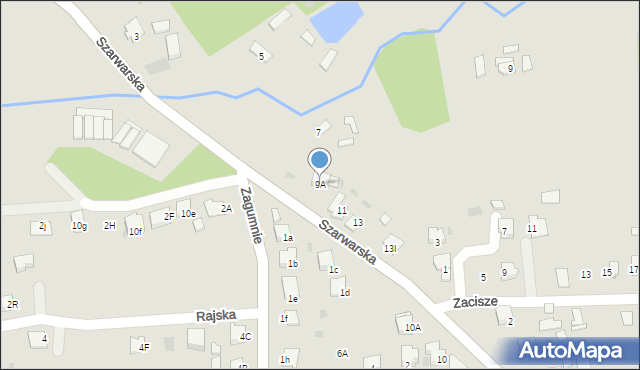 Dąbrowa Tarnowska, Szarwarska, 9A, mapa Dąbrowa Tarnowska