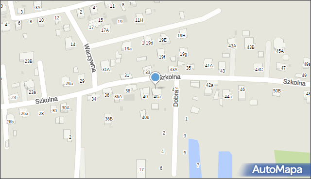 Dąbrowa Tarnowska, Szkolna, 42, mapa Dąbrowa Tarnowska