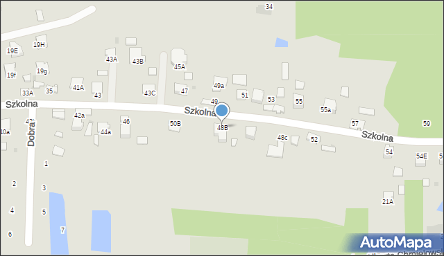 Dąbrowa Tarnowska, Szkolna, 48B, mapa Dąbrowa Tarnowska