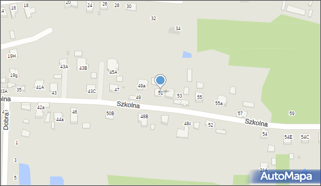 Dąbrowa Tarnowska, Szkolna, 51, mapa Dąbrowa Tarnowska