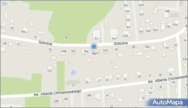 Dąbrowa Tarnowska, Szkolna, 54b, mapa Dąbrowa Tarnowska
