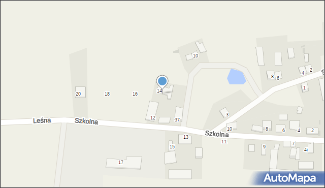 Dąbrówka, Szkolna, 14, mapa Dąbrówka