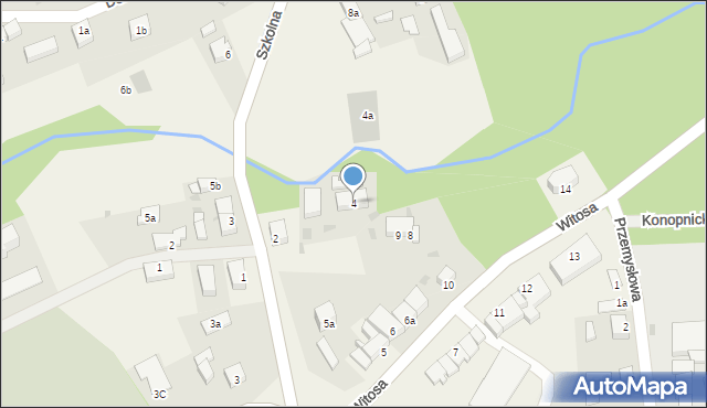 Damnica, Szkolna, 4, mapa Damnica