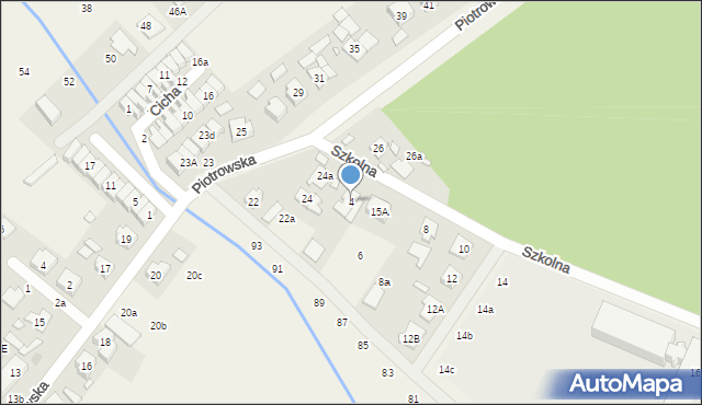 Daszewice, Szkolna, 4, mapa Daszewice