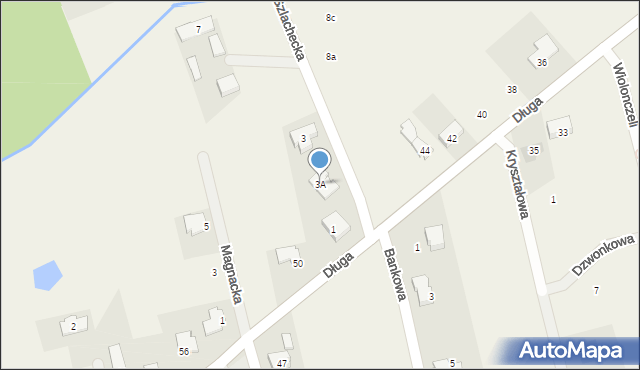 Dawidy Bankowe, Szlachecka, 3A, mapa Dawidy Bankowe