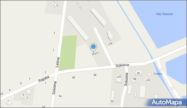 Dębowiec, Szkolna, 101, mapa Dębowiec