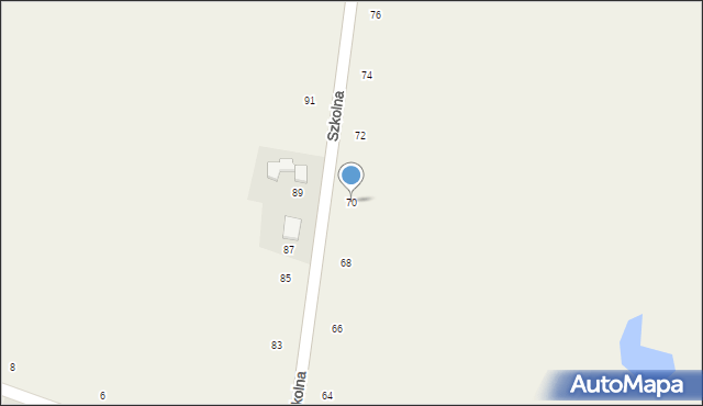 Dębowiec, Szkolna, 70, mapa Dębowiec