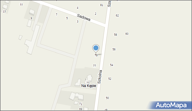 Dębowiec, Szkolna, 79, mapa Dębowiec