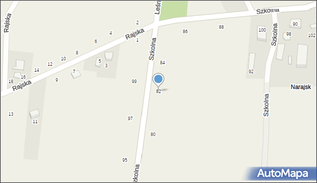 Dębowiec, Szkolna, 82, mapa Dębowiec