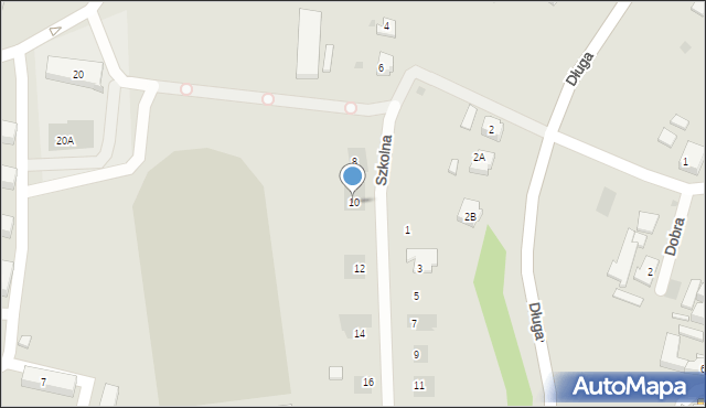 Debrzno, Szkolna, 10, mapa Debrzno