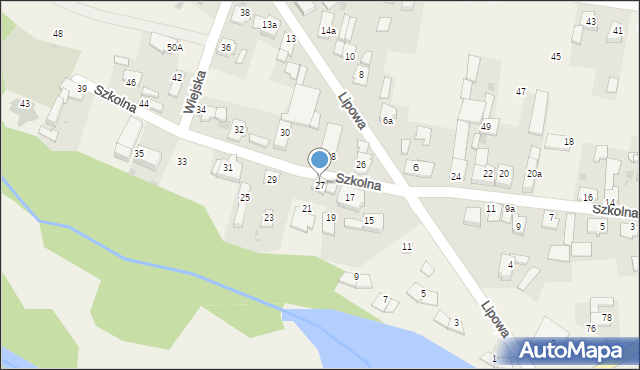 Dobra, Szkolna, 27, mapa Dobra
