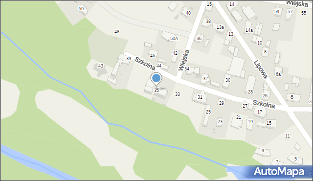 Dobra, Szkolna, 35, mapa Dobra