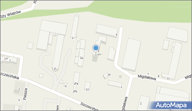 Dobra, Szczecińska, 1t, mapa Dobra