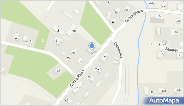 Dobra, Szczecińska, 22, mapa Dobra