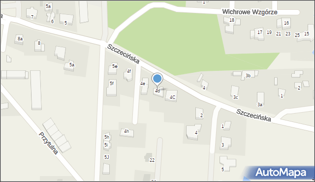 Dobra, Szczecińska, 4d, mapa Dobra