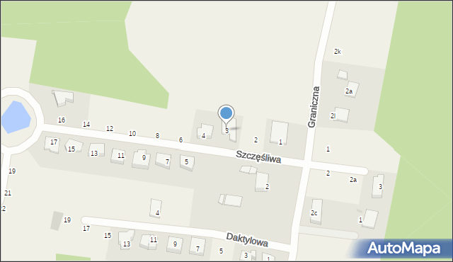 Dobra, Szczęśliwa, 3, mapa Dobra