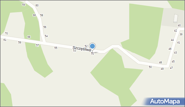 Dobra, Szczęśliwa, 51, mapa Dobra