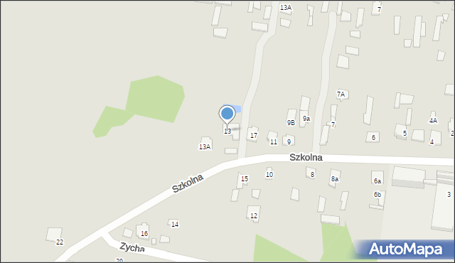 Dobre, Szkolna, 13, mapa Dobre