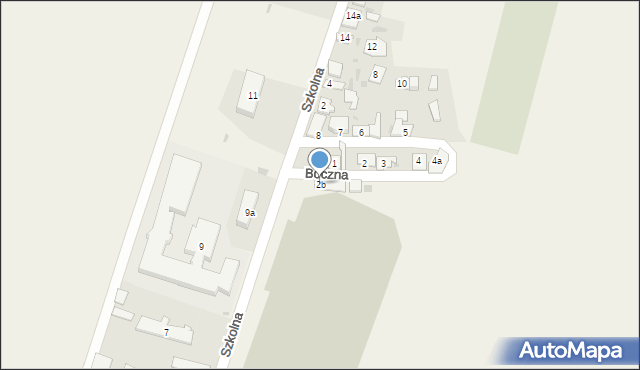 Dobre, Szkolna, 2b, mapa Dobre