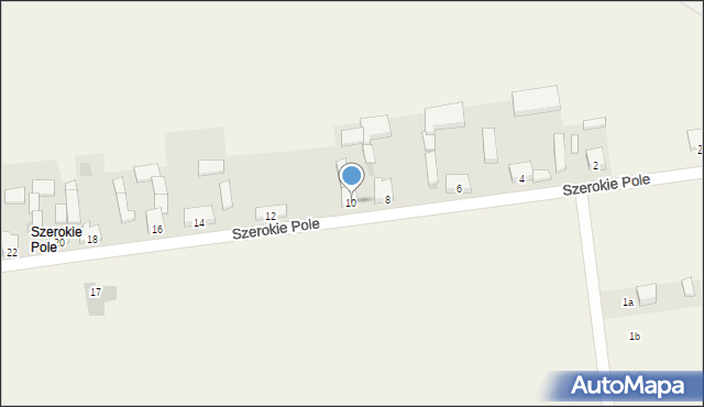 Domaniewice, Szerokie Pole, 10, mapa Domaniewice