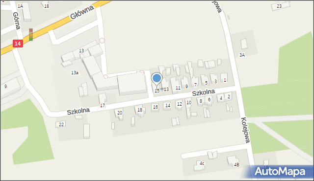 Domaniewice, Szkolna, 15, mapa Domaniewice