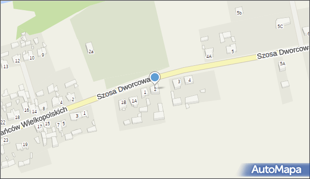 Drawsko, Szosa Dworcowa, 2, mapa Drawsko