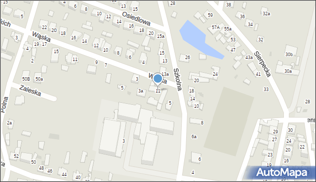 Drobin, Szkolna, 11, mapa Drobin