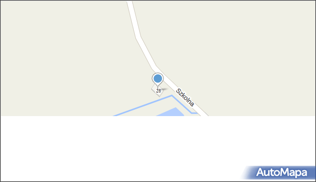 Droszew, Szkolna, 28, mapa Droszew