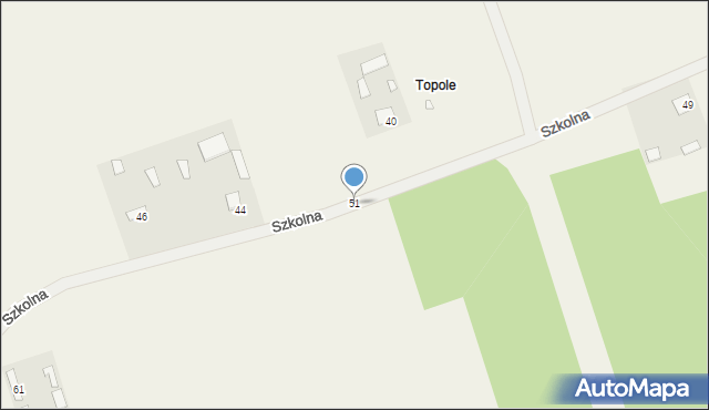 Dubeczno, Szkolna, 51, mapa Dubeczno