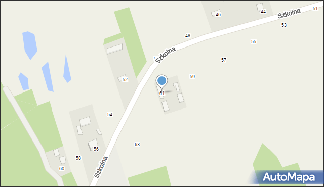Dubeczno, Szkolna, 61, mapa Dubeczno