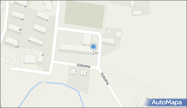 Dubeninki, Szkolna, 1, mapa Dubeninki