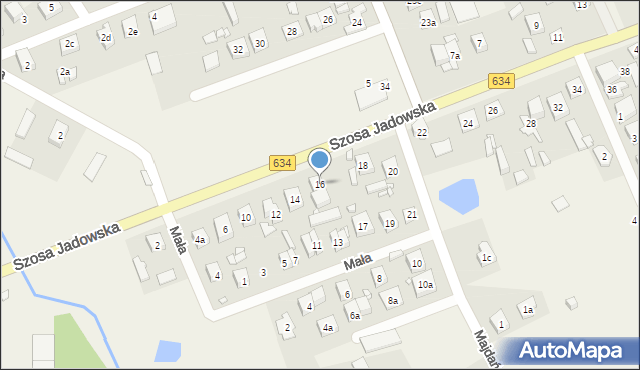 Duczki, Szosa Jadowska, 16, mapa Duczki