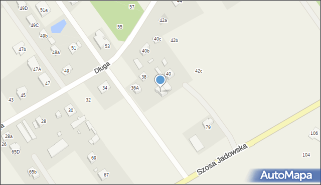 Duczki, Szosa Jadowska, 79d, mapa Duczki