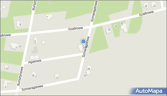 Działdowo, Szmaragdowa, 15, mapa Działdowo