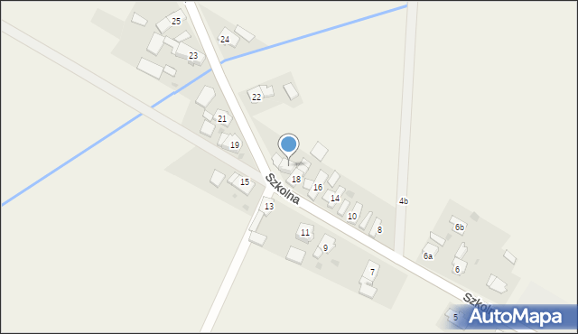 Dziedzice, Szkolna, 20, mapa Dziedzice