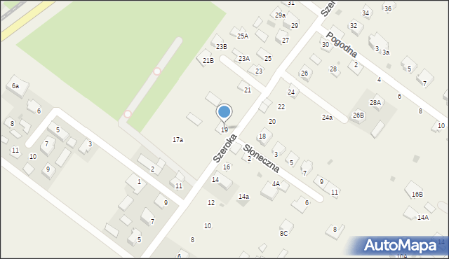 Franciszków, Szeroka, 19, mapa Franciszków