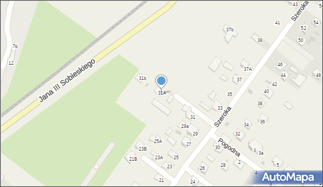 Franciszków, Szeroka, 31A, mapa Franciszków