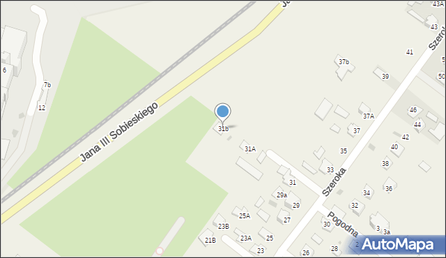 Franciszków, Szeroka, 31b, mapa Franciszków