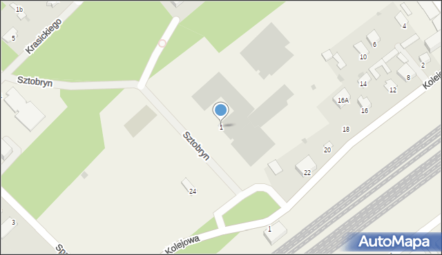 Garbatka-Letnisko, Sztobryn Zofii, 1, mapa Garbatka-Letnisko