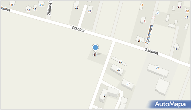 Garbów, Szkolna, 33, mapa Garbów
