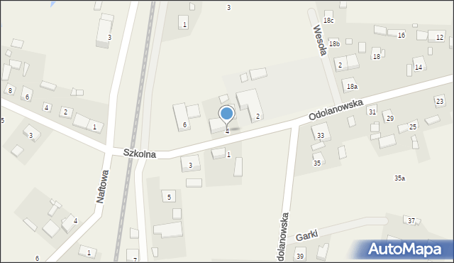 Garki, Szkolna, 4, mapa Garki