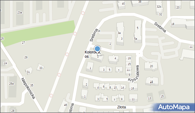 Gdańsk, Szmaragdowa, 2, mapa Gdańska