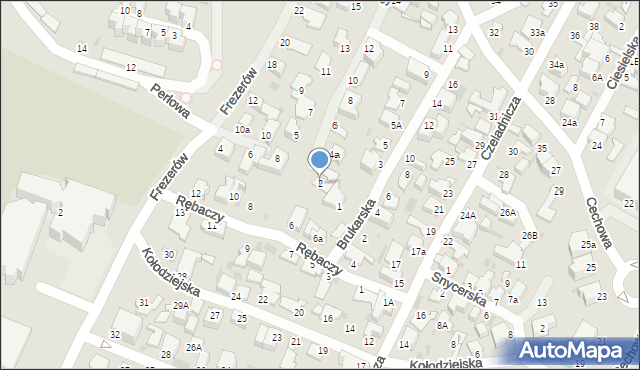 Gdynia, Szklarska, 2, mapa Gdyni