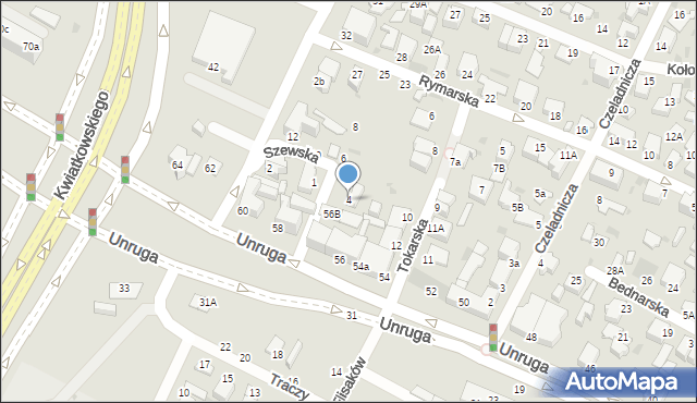 Gdynia, Szewska, 4, mapa Gdyni