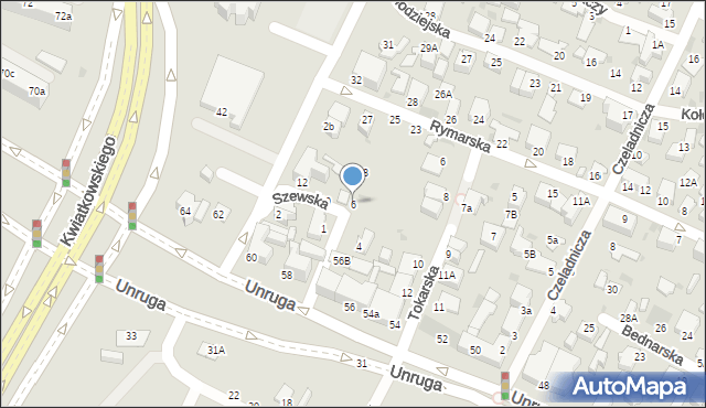 Gdynia, Szewska, 6, mapa Gdyni